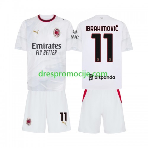 A.C. Milan Ibrahimovic 11 Dres Dječji Gostujući 2026/2027 Kratkih Rukava A.C. Milan Ibrahimovic 11 Dres Dječji Gostujući 2026/2027 Kratkih Rukava
